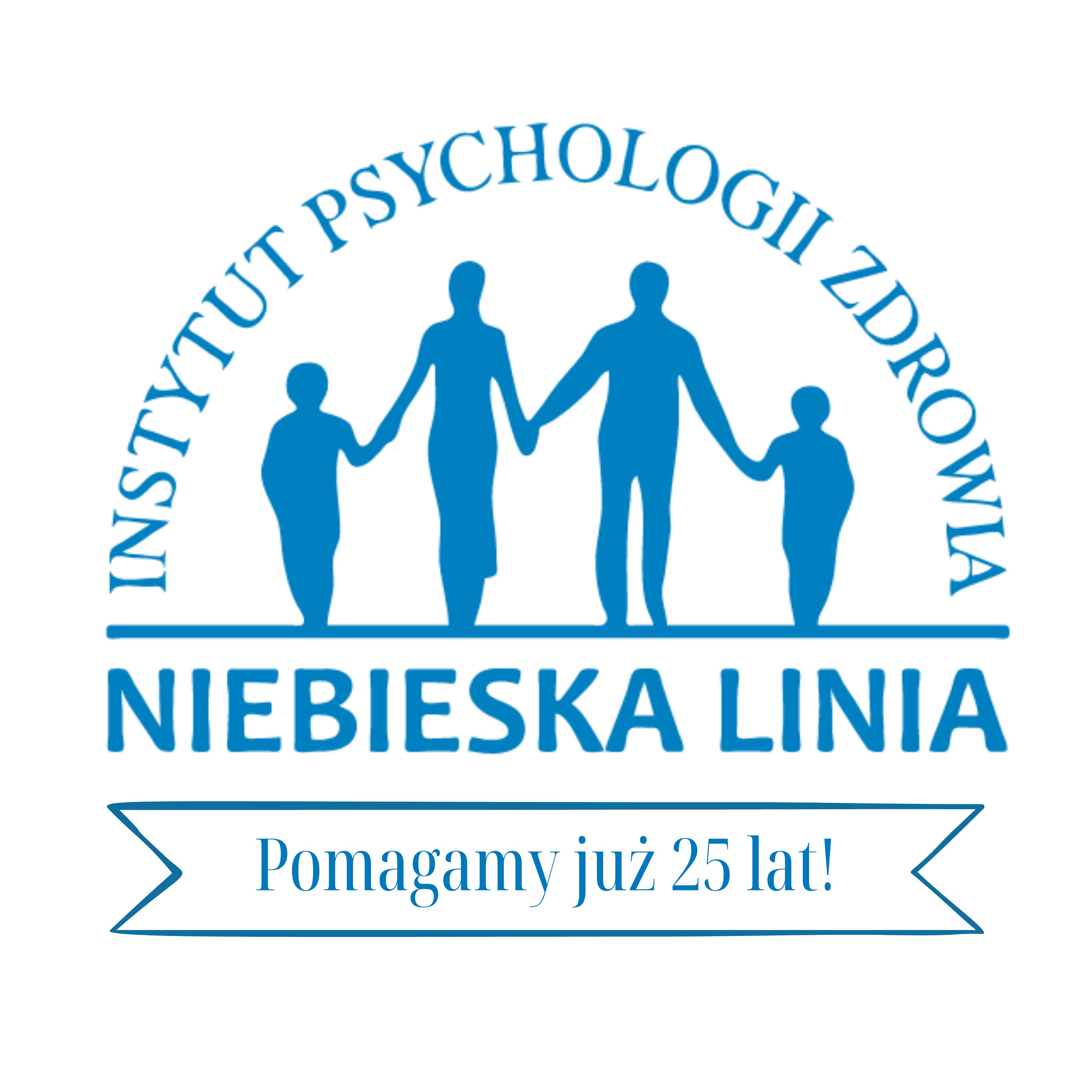 Logo Ogólnopolskiego Pogotowia dla Ofiar Przemocy w Rodzinie "Niebieska Linia" IPZ