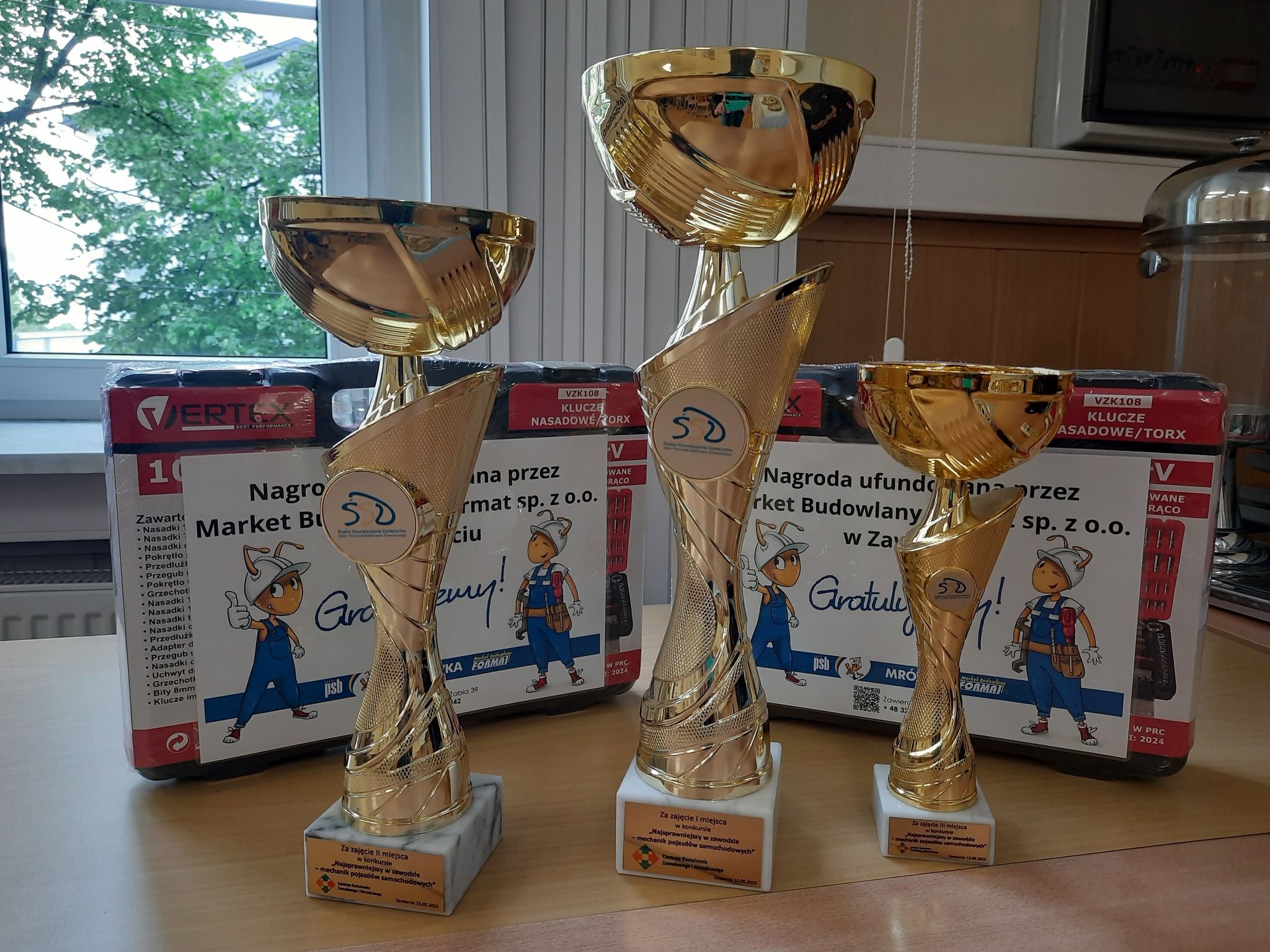 Konkurs Najsprawniejszy w zawodzie - Mechanik pojazdów samochodowych - Nagrody