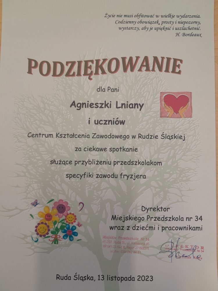 Podziękowanie